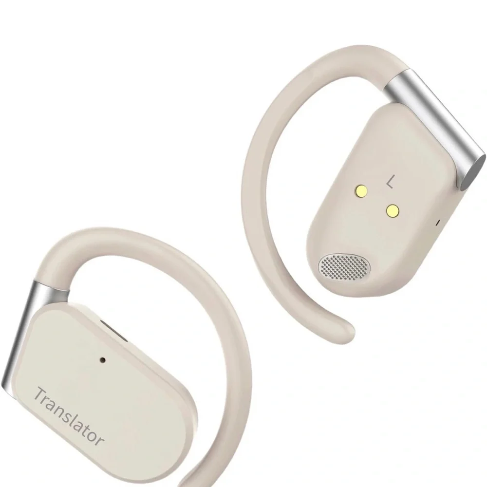 M9 Translation Earbuds— (Beige, Online Version)